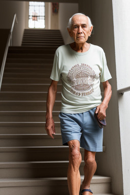 Guatemalan elderly male with  brown hair