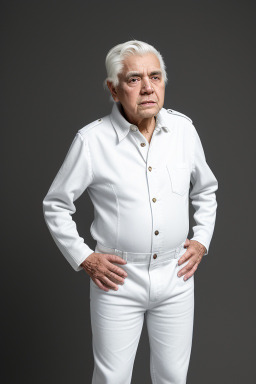 Honduran elderly male with  white hair