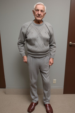 Slovak elderly male with  gray hair