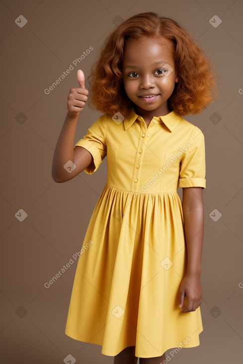 Child girl with  ginger hair