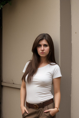 Paraguayan adult female with  brown hair