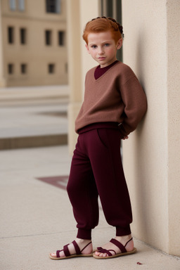 Libyan child boy with  ginger hair