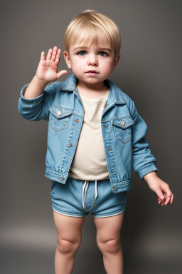 Turkish infant boy with  blonde hair