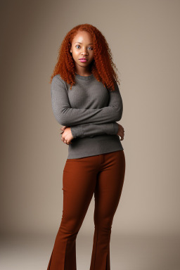 Zimbabwean adult female with  ginger hair