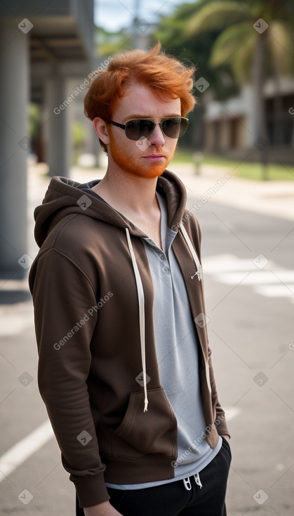 Brazilian adult male with  ginger hair