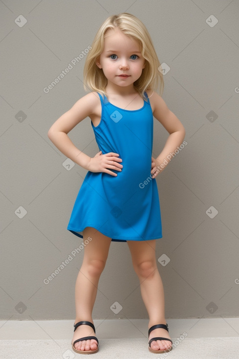 Slovenian infant girl with  blonde hair