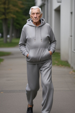 Slovenian elderly male with  gray hair