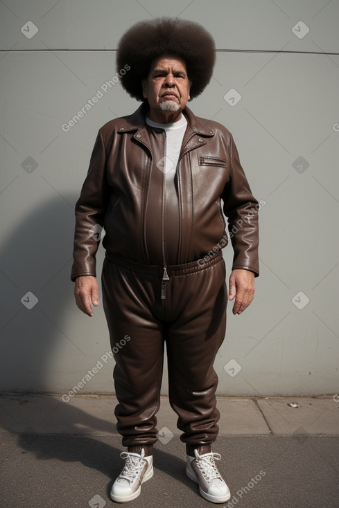 Nicaraguan elderly male with  brown hair