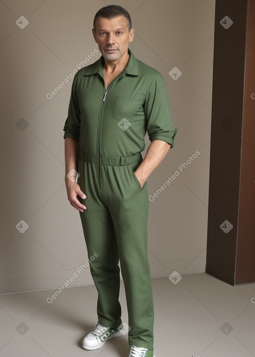 Romanian 45 years male with  brown hair