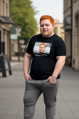 Hungarian young adult male with  ginger hair