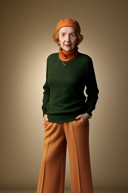 Algerian elderly female with  ginger hair