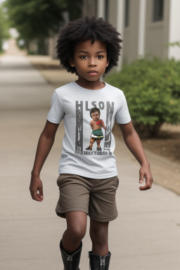 African american child boy 