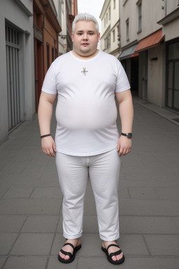 Lithuanian adult male with  white hair