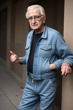 Armenian elderly male with  blonde hair