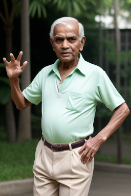 Bangladeshi elderly male with  black hair