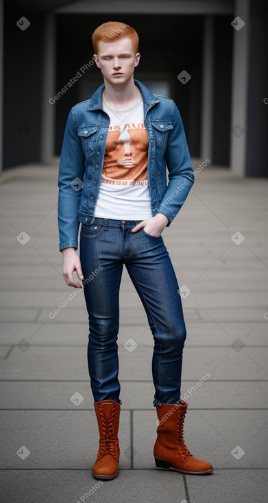 Polish young adult male with  ginger hair