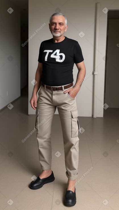 Romanian 45 years male with  black hair