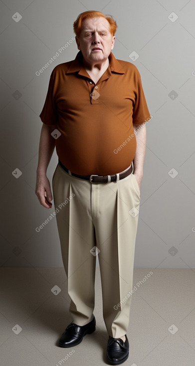 Argentine elderly male with  ginger hair