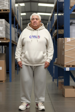 Chilean elderly male with  white hair