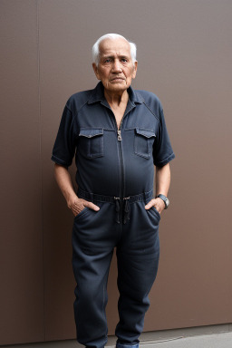 Ecuadorian elderly male with  black hair