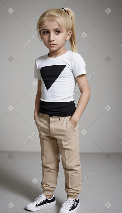 Azerbaijani child boy with  blonde hair