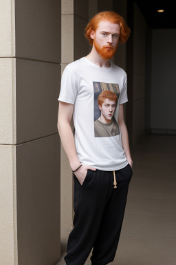 Greek young adult male with  ginger hair