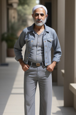 Iranian 45 years male with  gray hair