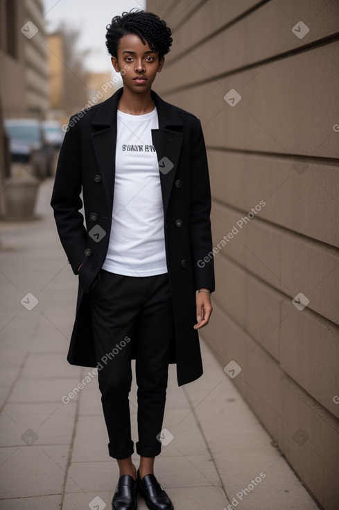 Ethiopian young adult non-binary with  black hair