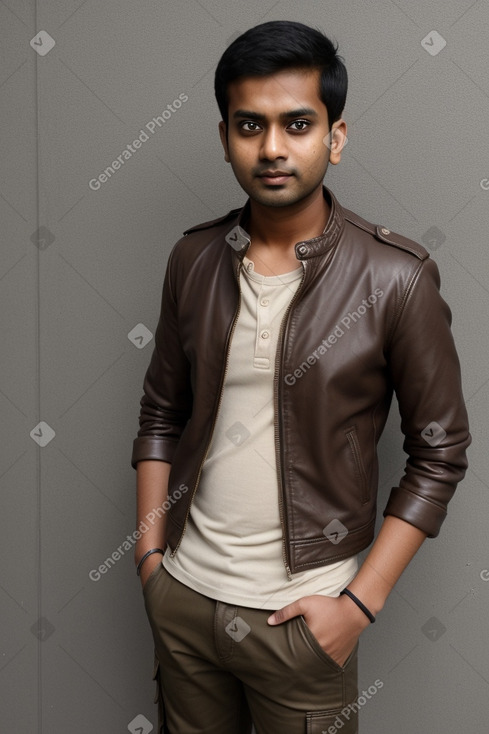 Bangladeshi adult male with  brown hair