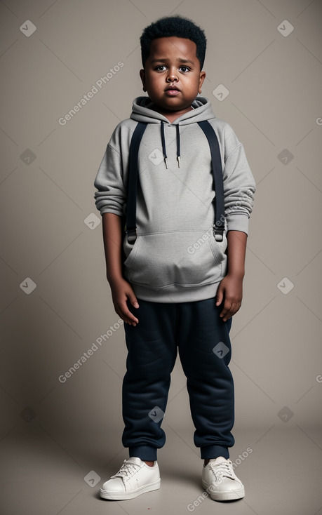 Somali child boy with  gray hair