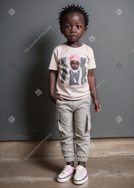 Ugandan infant boy with  gray hair