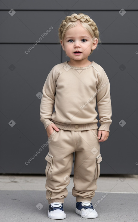 Greek infant boy with  blonde hair