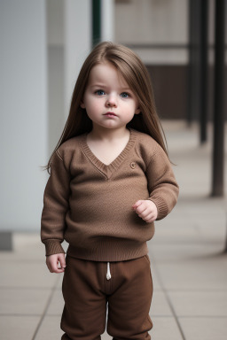 Hungarian infant boy with  brown hair