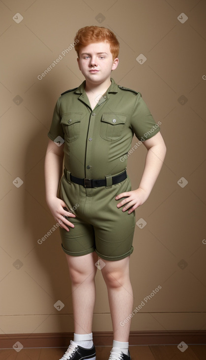 Lebanese teenager boy with  ginger hair