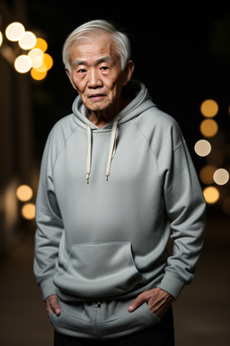 Chinese elderly male with  blonde hair