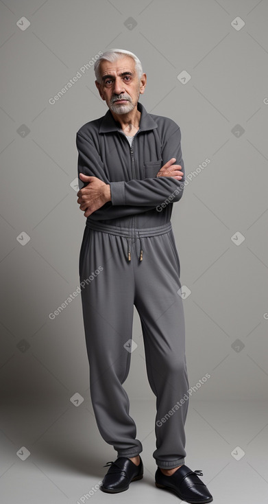 Syrian elderly male with  gray hair