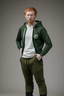 Japanese adult male with  ginger hair