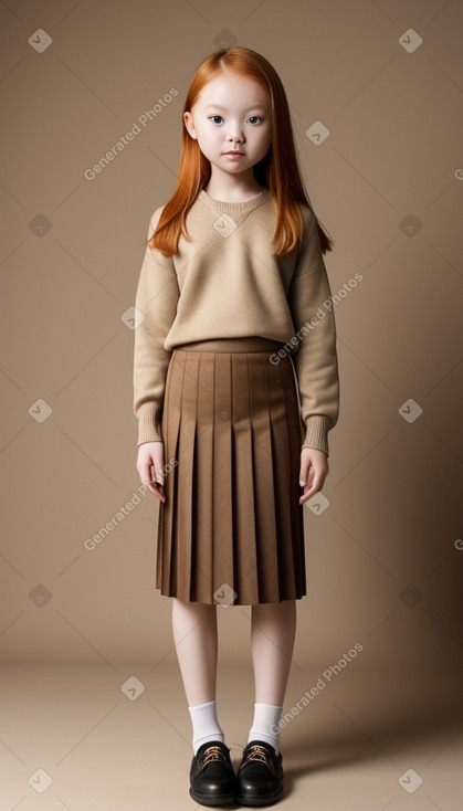 Child female with  ginger hair