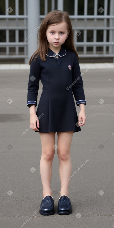 Russian child female with  brown hair