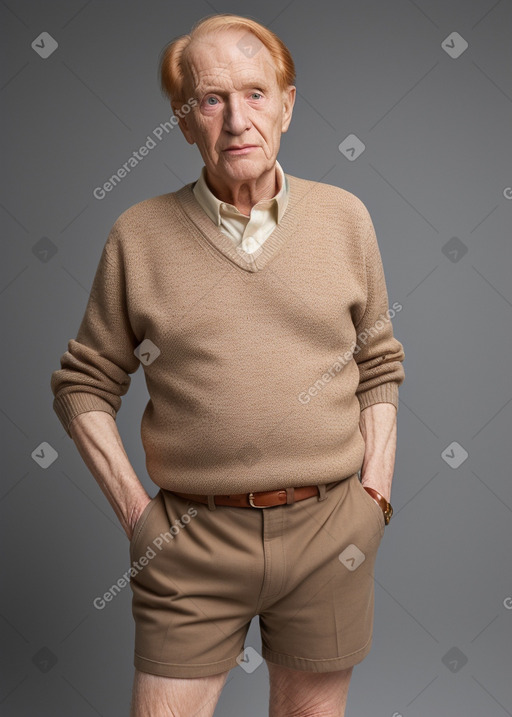 Austrian elderly male with  ginger hair