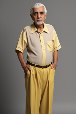 Arab elderly male with  white hair