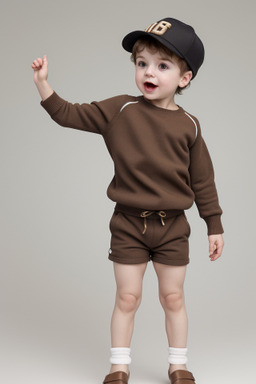 Croatian infant boy with  brown hair