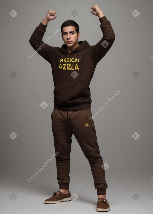 Venezuelan adult male with  brown hair