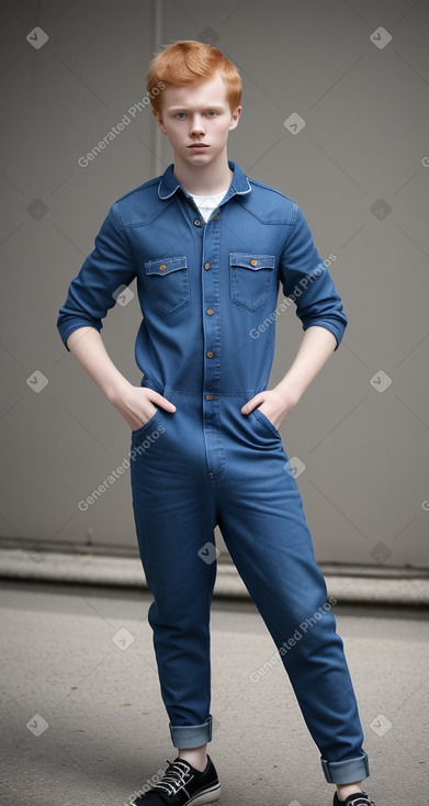 Swedish teenager boy with  ginger hair