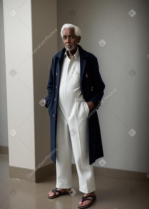 Somali elderly male with  white hair