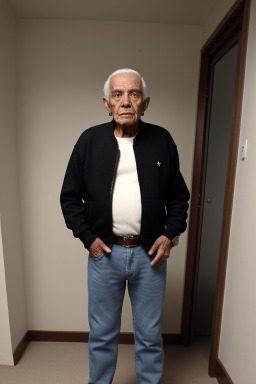 Colombian elderly male with  black hair