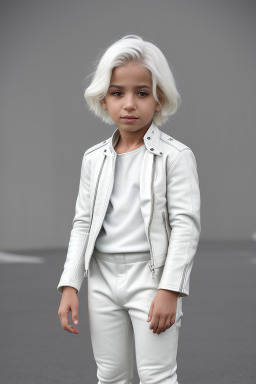 Emirati child boy with  white hair