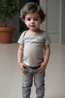 Greek infant boy with  gray hair