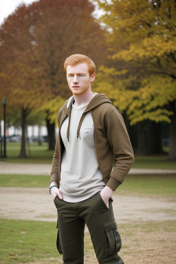 French young adult male with  ginger hair