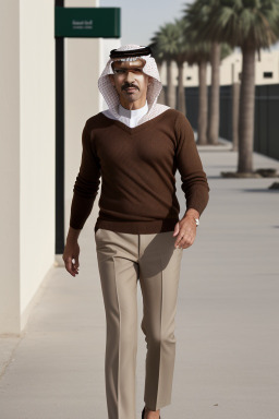 Emirati 45 years male with  brown hair